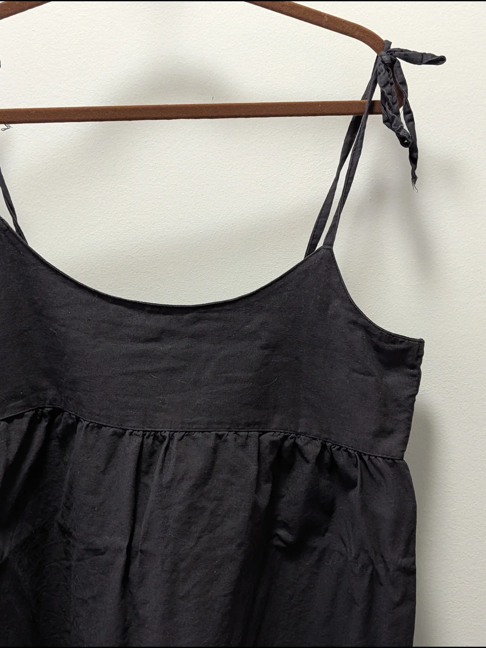 Women's Tie-Shoulder Mini Dress - Picture 2 of 4